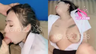 คลิปหลุดนักศึกษา XXX น้องวาวา Onlyfans โดนล่อหีคาชุดนิสิตสาว