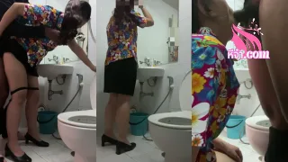 คลิปหลุดมากแรง ครูพละเย็ดหีครูภาษาไทย ในห้องน้ำโรงเรียน XxX